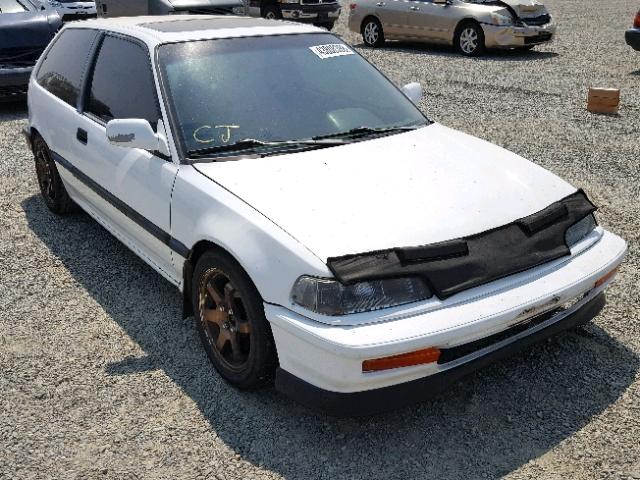 2HGED7366MH575189 - 1991 HONDA CIVIC SI WHITE photo 1