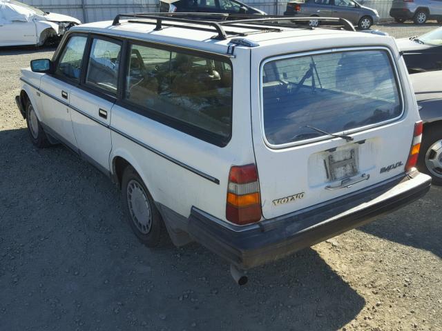 YV1AX885XG1678610 - 1986 VOLVO 245 DL WHITE photo 3