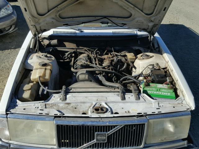 YV1AX885XG1678610 - 1986 VOLVO 245 DL WHITE photo 7