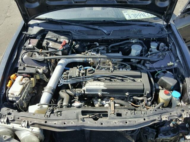 JH4DB7555TS002617 - 1996 ACURA INTEGRA LS BLACK photo 7