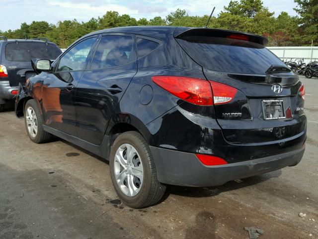 KM8JT3AB6CU501903 - 2012 HYUNDAI TUCSON BLACK photo 3