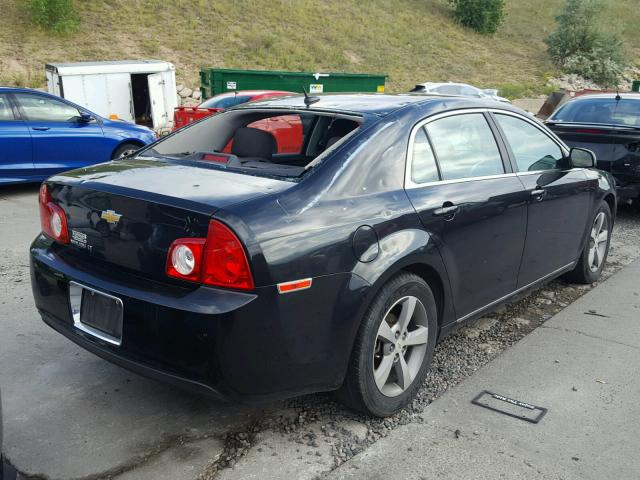 1G1ZC5E10BF308811 - 2011 CHEVROLET MALIBU 1LT BLACK photo 4