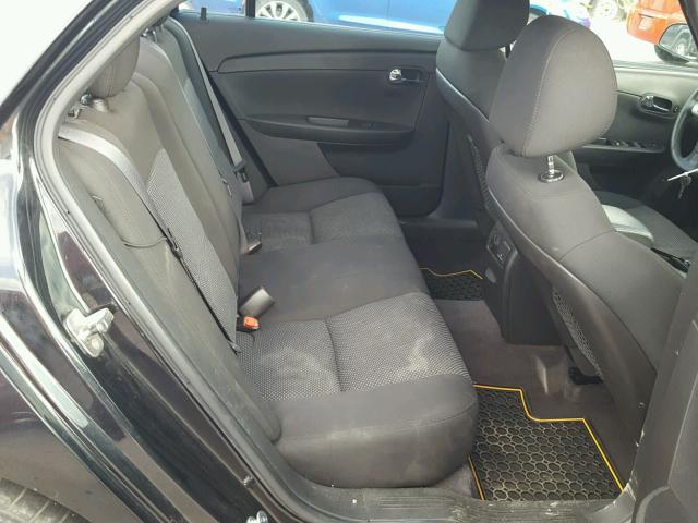 1G1ZC5E10BF308811 - 2011 CHEVROLET MALIBU 1LT BLACK photo 6