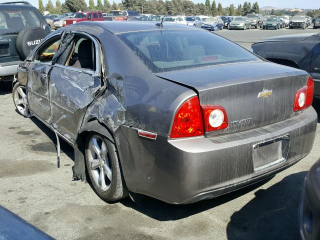 1G1ZC5E14BF131583 - 2011 CHEVROLET MALIBU 1LT GOLD photo 3