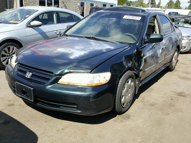 JHMCG56681C023672 - 2001 HONDA ACCORD EX GREEN photo 2