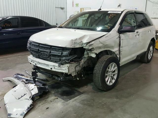 2FMDK3GC8DBC85088 - 2013 FORD EDGE WHITE photo 2