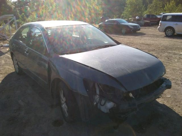 1HGCM66555A012221 - 2005 HONDA ACCORD EX GRAY photo 1