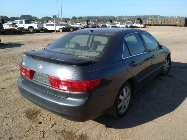 1HGCM66555A012221 - 2005 HONDA ACCORD EX GRAY photo 4