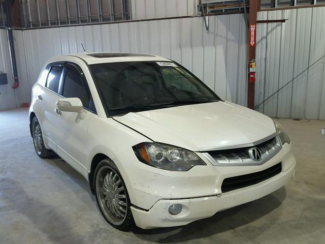 5J8TB18297A003794 - 2007 ACURA RDX WHITE photo 1