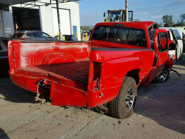 1B7HC16Y1YS543354 - 2000 DODGE RAM 1500 RED photo 4