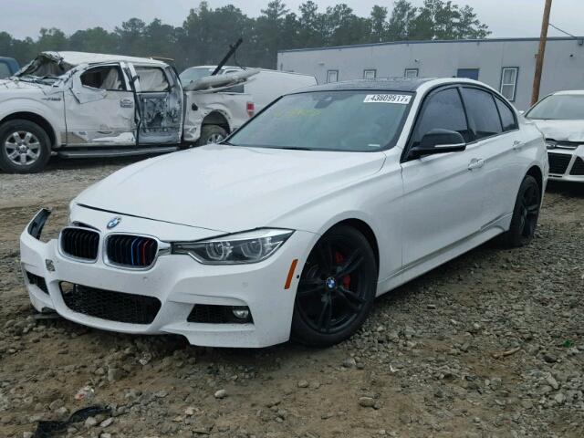 WBA8B7G53GNT95826 - 2016 BMW 340 XI WHITE photo 2