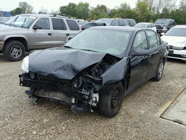 1G1ZS58F57F150953 - 2007 CHEVROLET MALIBU LS შავი ფოტო 2