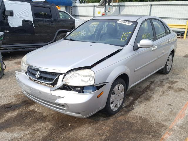 KL5JD56Z38K938656 - 2008 SUZUKI FORENZA BA SILVER photo 2