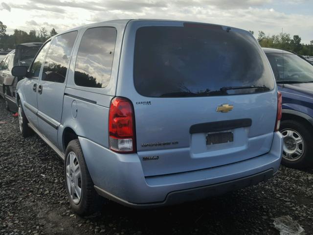1GNDV23W17D188133 - 2007 CHEVROLET UPLANDER L 蓝色 照片 3