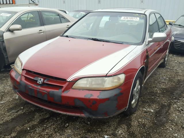 JHMCG5655XC036296 - 1999 HONDA ACCORD EX RED photo 2