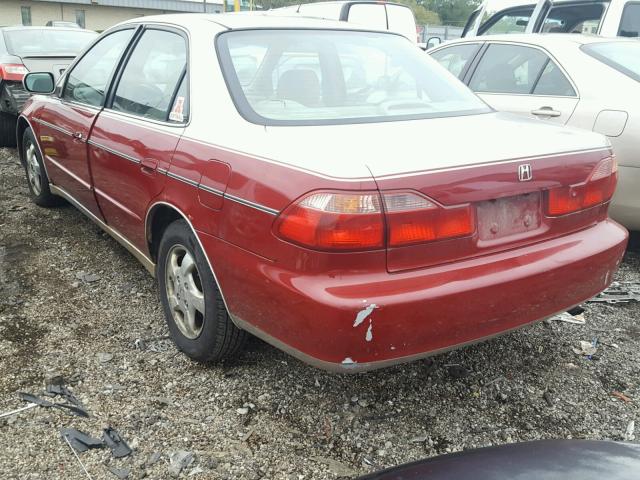 JHMCG5655XC036296 - 1999 HONDA ACCORD EX RED photo 3