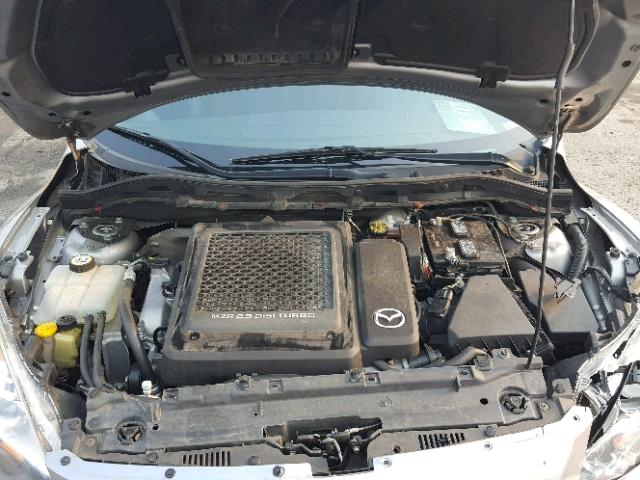 JM1BL1L41D1785214 - 2013 MAZDA SPEED 3 GRAY photo 7