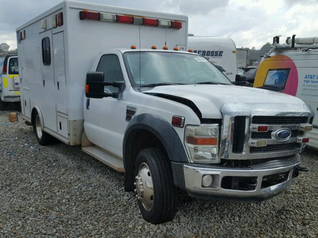 1FDXF46R88EA08836 - 2008 FORD F450 SUPER WHITE photo 1