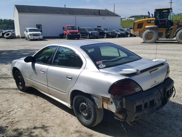 1G2NE52E65M245404 - 2005 PONTIAC GRAND AM S Gümüş foto 3
