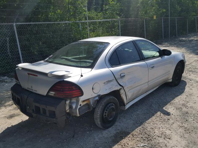 1G2NE52E65M245404 - 2005 PONTIAC GRAND AM S Gümüş foto 4