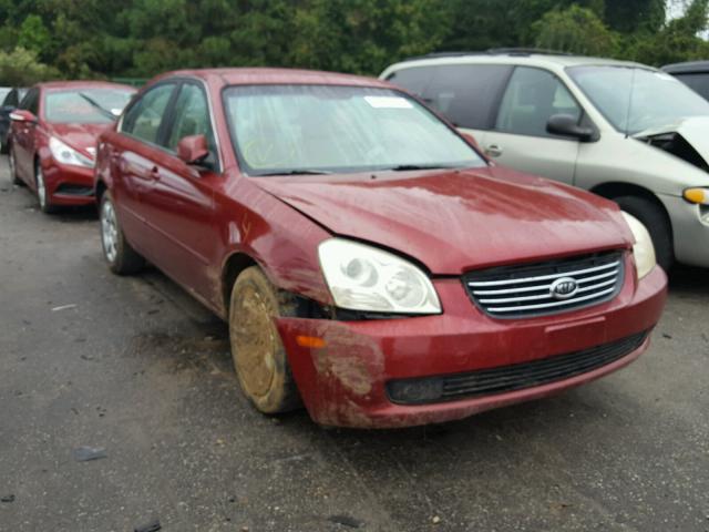 KNAGE123475142049 - 2007 KIA OPTIMA LX RED photo 1