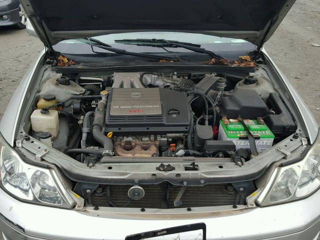 4T1BF28B42U202839 - 2002 TOYOTA AVALON XL Сұр фото 7