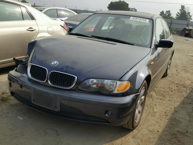 WBAAZ33435KW77644 - 2005 BMW 325 IS SUL BLUE photo 2