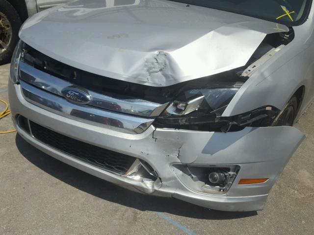 3FAHP0KC9AR259857 - 2010 FORD FUSION SPO SILVER photo 9