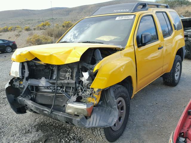 5N1AN08WX8C515544 - 2008 NISSAN XTERRA OFF YELLOW photo 2