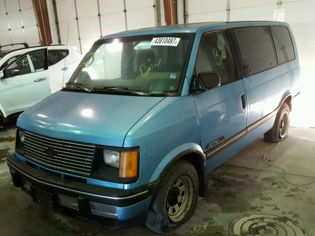 1GNDM19ZXRB242378 - 1994 CHEVROLET ASTRO BLUE photo 2