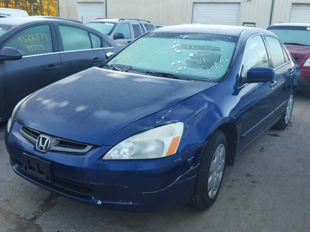 1HGCM66383A056984 - 2003 HONDA ACCORD BLUE photo 2