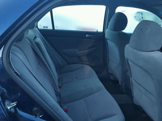 1HGCM66383A056984 - 2003 HONDA ACCORD BLUE photo 6