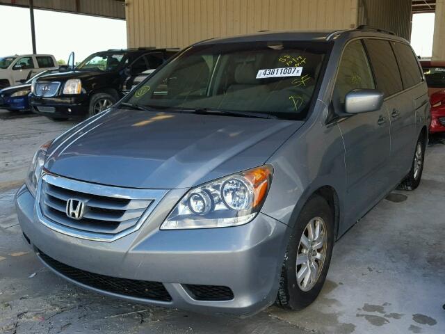 5FNRL3H42AB028330 - 2010 HONDA ODYSSEY EX GRAY photo 2