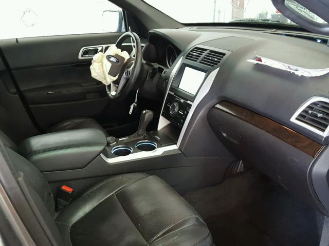 1FMHK8F82CGA80708 - 2012 FORD EXPLORER L GRAY photo 5