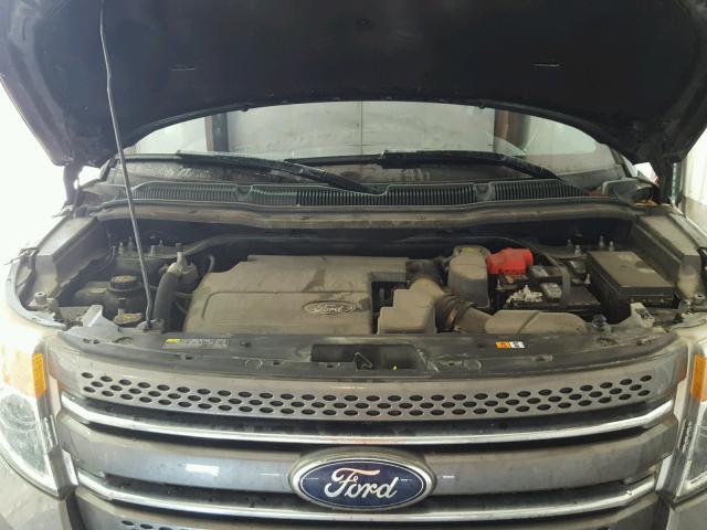 1FMHK8F82CGA80708 - 2012 FORD EXPLORER L GRAY photo 7