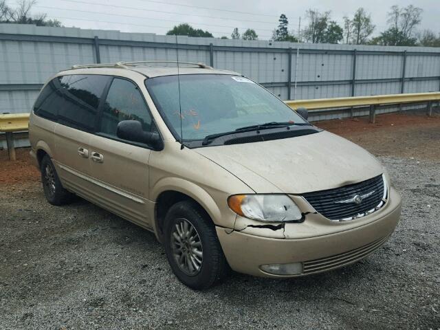 2C8GP64L91R241045 - 2001 CHRYSLER TOWN & COU GOLD photo 1