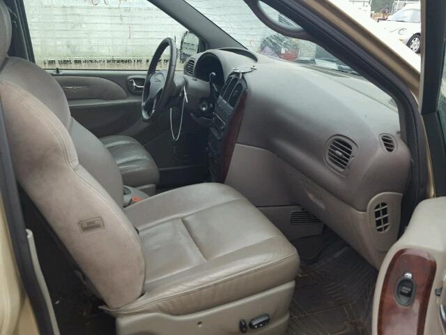 2C8GP64L91R241045 - 2001 CHRYSLER TOWN & COU Qızıl foto 5