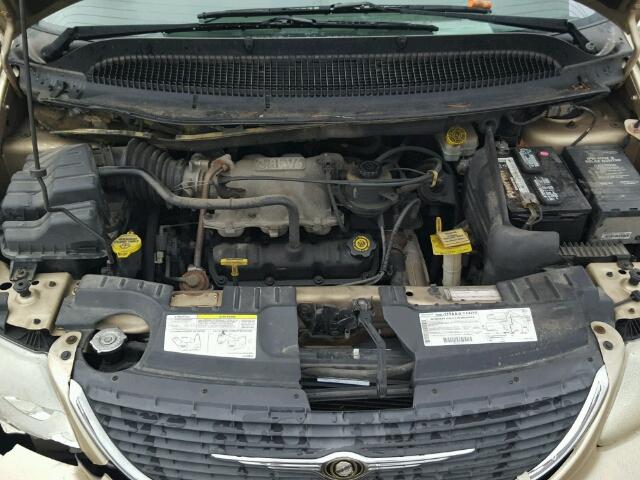 2C8GP64L91R241045 - 2001 CHRYSLER TOWN & COU Qızıl foto 7