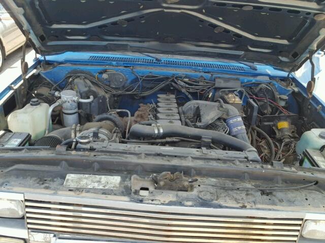 1GNEV18K1MF105241 - 1991 CHEVROLET BLAZER V10 BLUE photo 7