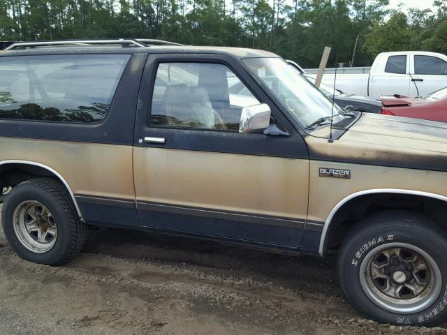 1GNCS18Z9K0103900 - 1989 CHEVROLET BLAZER S10 BEIGE photo 9