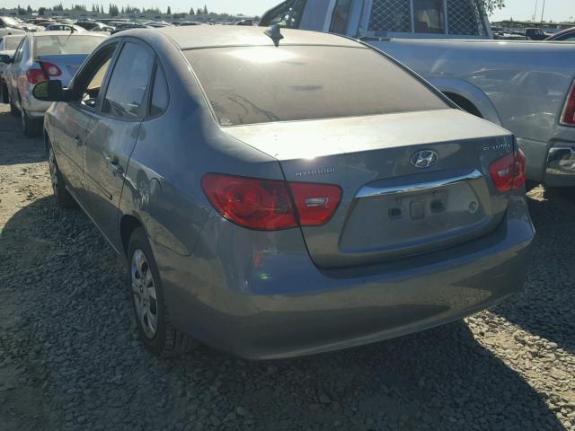 KMHDU4AD0AU011116 - 2010 HYUNDAI ELANTRA BL GRAY photo 3