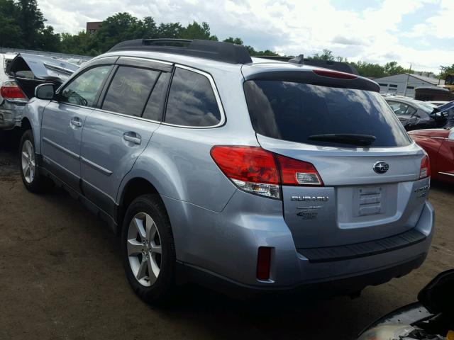 4S4BRDKC7E2218974 - 2014 SUBARU OUTBACK 3. BLUE photo 3