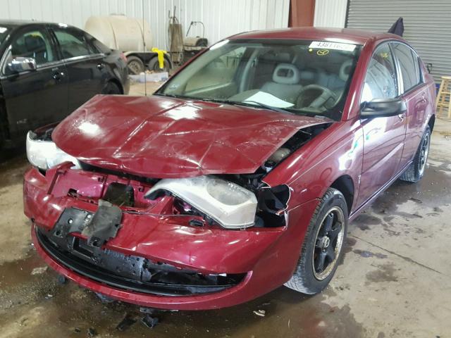 1G8AJ52F65Z138008 - 2005 SATURN ION LEVEL RED photo 2