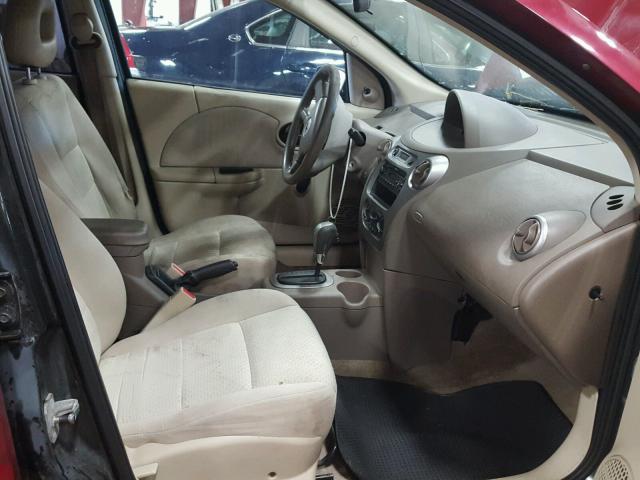 1G8AJ52F65Z138008 - 2005 SATURN ION LEVEL RED photo 5