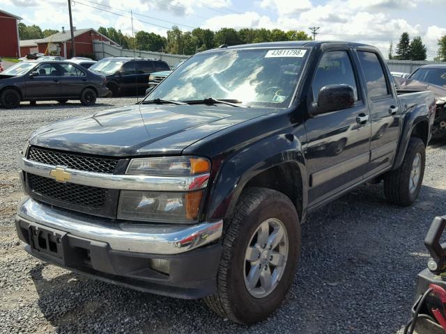 1GCHTDFEXC8104456 - 2012 CHEVROLET COLORADO L BLACK photo 2