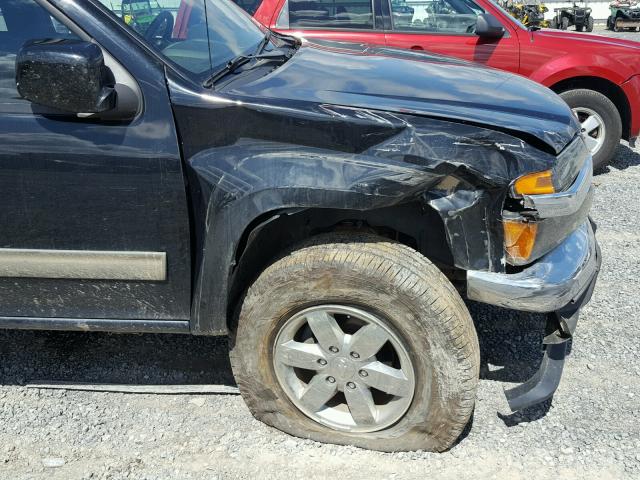 1GCHTDFEXC8104456 - 2012 CHEVROLET COLORADO L BLACK photo 9