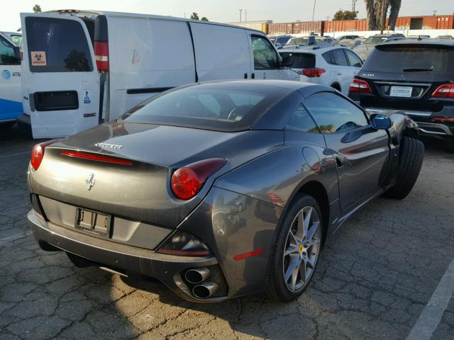 ZFF65TJA7D0189063 - 2013 FERRARI CALIFORNIA GRAY photo 4