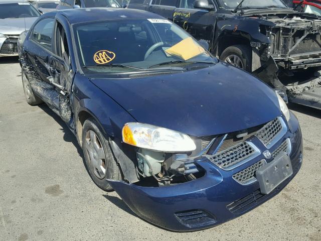 1B3EL46X26N209116 - 2006 DODGE STRATUS SX BLUE photo 1