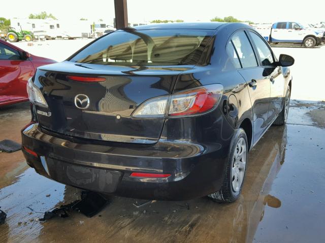 JM1BL1TF6D1722465 - 2013 MAZDA 3 I BLACK photo 4