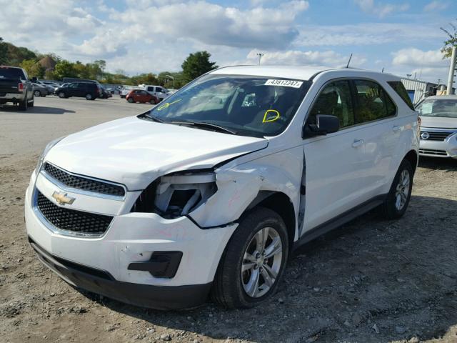 2GNALAEK0E6179321 - 2014 CHEVROLET EQUINOX LS WHITE photo 2